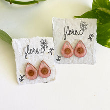 Load image into Gallery viewer, Light Pink Flower Drop Studs