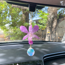 Load image into Gallery viewer, Orchid Car Suncatcher no.01