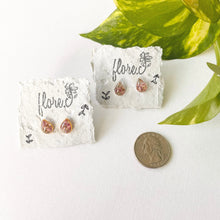 Load image into Gallery viewer, Heart Petals Mini Teardrop Studs