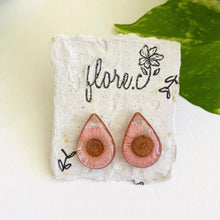 Load image into Gallery viewer, Light Pink Flower Drop Studs