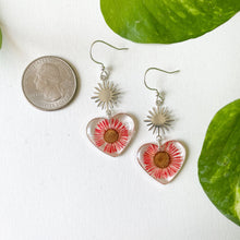 Load image into Gallery viewer, Red Flower Hearts