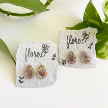 Load image into Gallery viewer, Heart Petals Small Teardrop Studs