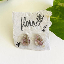 Load image into Gallery viewer, Heart Petals Small Teardrop Studs