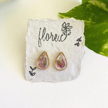 Load image into Gallery viewer, Heart Petals Small Teardrop Studs