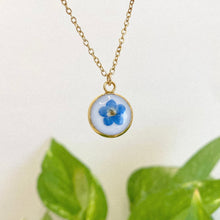 Load image into Gallery viewer, Collar Dorado - Forget-Me-Not