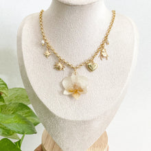 Load image into Gallery viewer, Ladybug Orchid Necklace