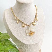Load image into Gallery viewer, Ladybug Orchid Necklace