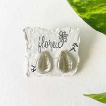 Load image into Gallery viewer, Fern Teardrop Studs