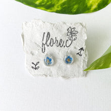 Load image into Gallery viewer, Forget-me-not Mini Teardrop Studs