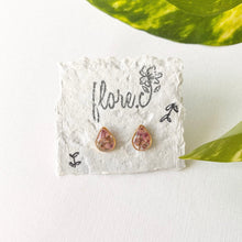 Load image into Gallery viewer, Heart Petals Mini Teardrop Studs
