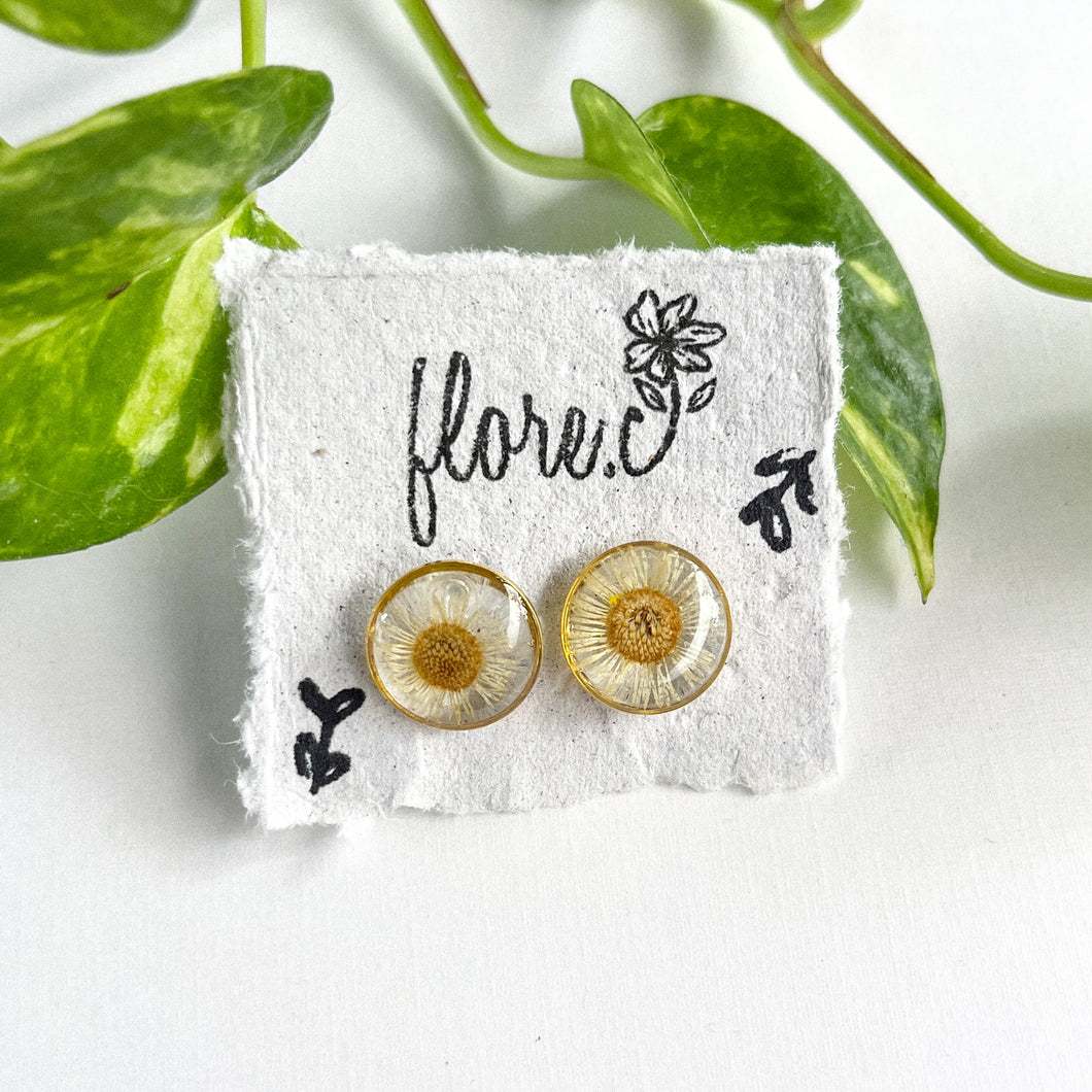 White Flower Studs