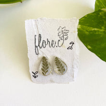 Load image into Gallery viewer, Fern Small Teardrop Studs
