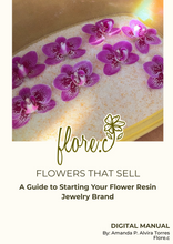 Load image into Gallery viewer, Flores que Venden: Manual para Iniciar Tu Marca de Joyería de Flores en Resina
