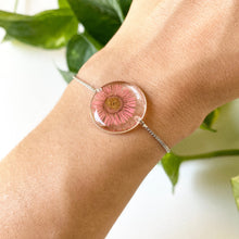 Load image into Gallery viewer, Pink Daisy Bracelet
