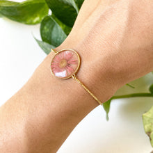 Load image into Gallery viewer, Pink Daisy Bracelet
