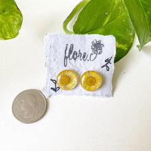 Load image into Gallery viewer, Yellow Flower Studs
