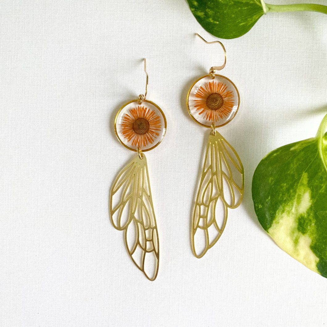 Golden Dragonfly Fly
