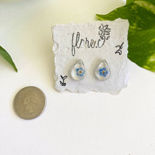 Load image into Gallery viewer, Forget-me-not Small Teardrop Studs
