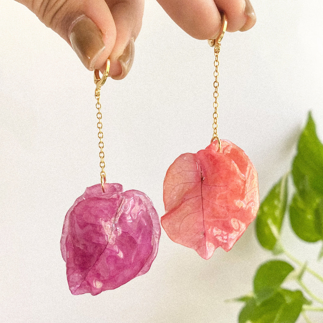 Trinitaria en Arete - Fushia & Coral