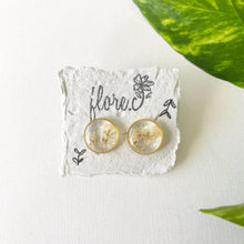 Load image into Gallery viewer, Baby Breath Circle Studs
