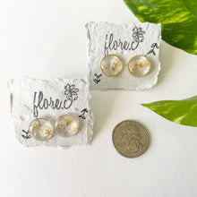 Load image into Gallery viewer, Baby Breath Circle Studs
