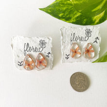 Load image into Gallery viewer, Cruz de Malta Teardrop Studs
